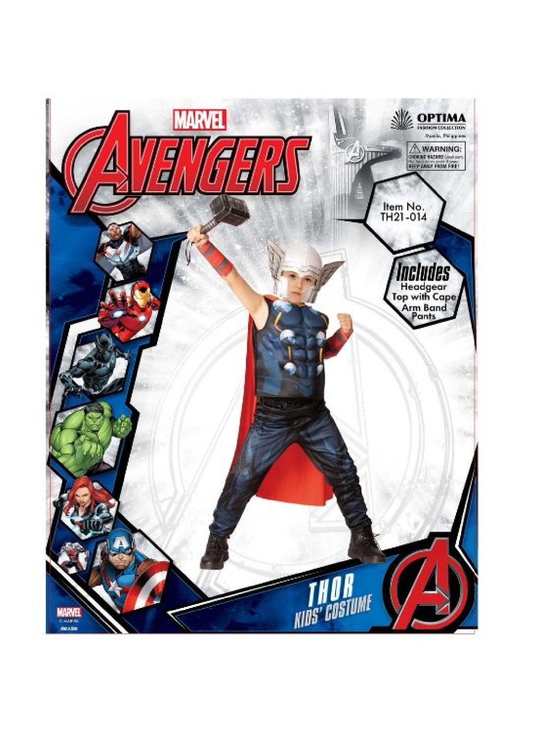 Marvel Avengers Thor Kids' Costume (No Color- Image 3)