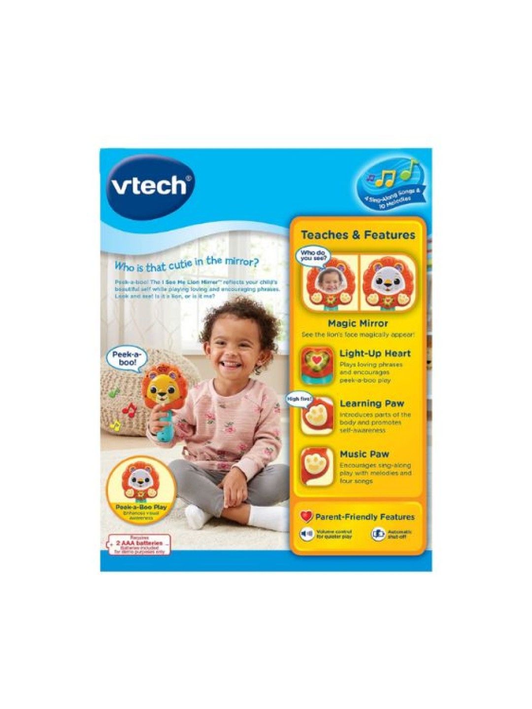 VTech I See Me Lion Mirror (Multicolor- Image 3)