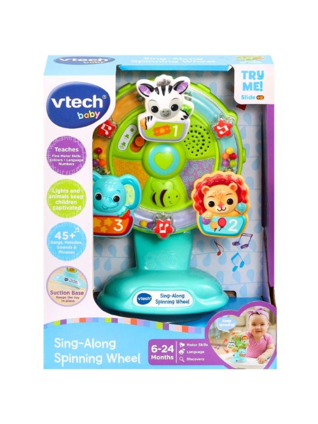 VTech Sing-Along Spinning Wheel (Multicolor- Image 3)