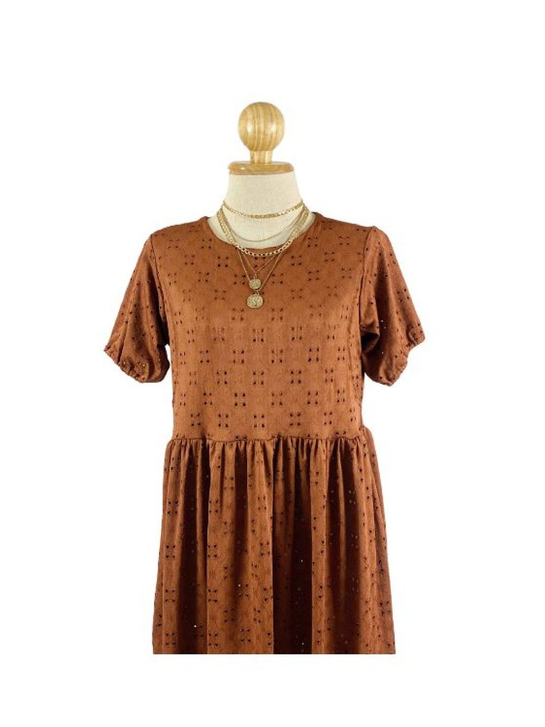 Mama Brand PH Ivy Maternity Breastfeeding Maxi Dress (Choco Brown- Image 3)