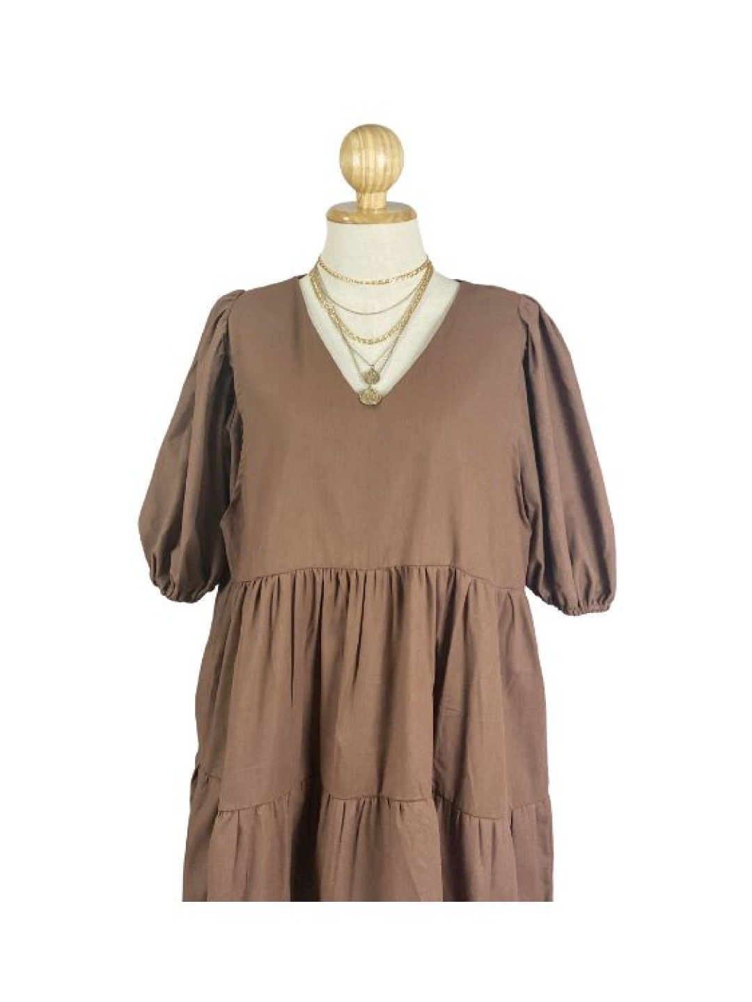 Mama Brand PH Misty Maternity Breastfeeding Dress (Dark Choco- Image 3)