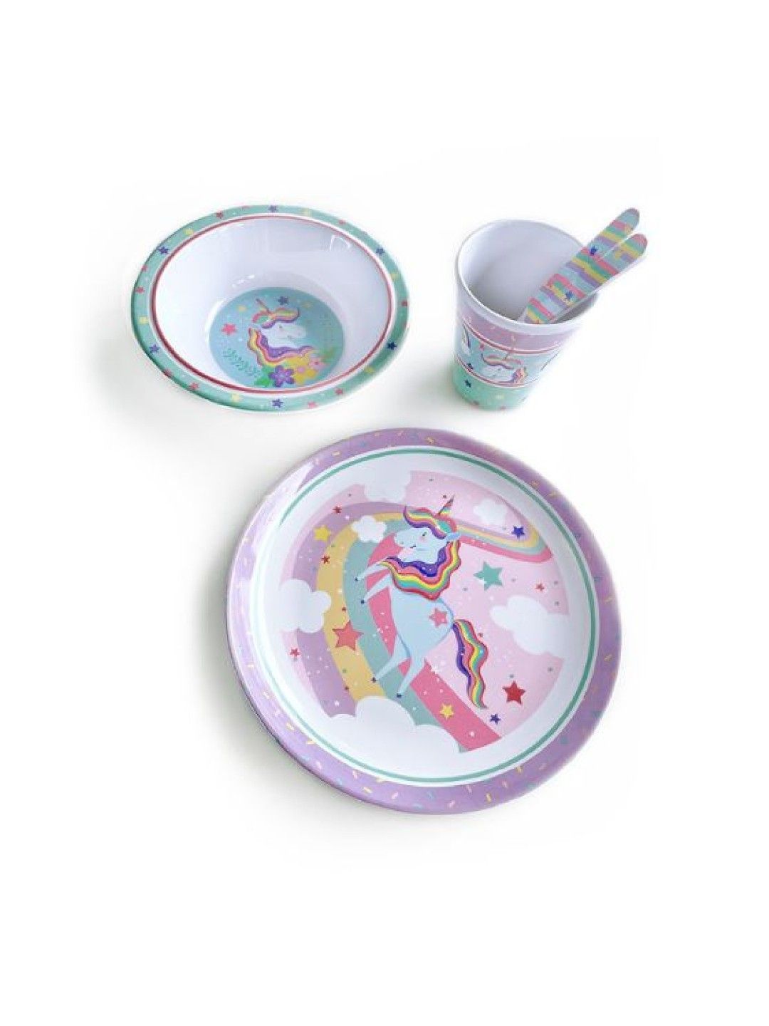 Totsafe Premium Melamine Dishware (Unicorn Universe- Image 3)