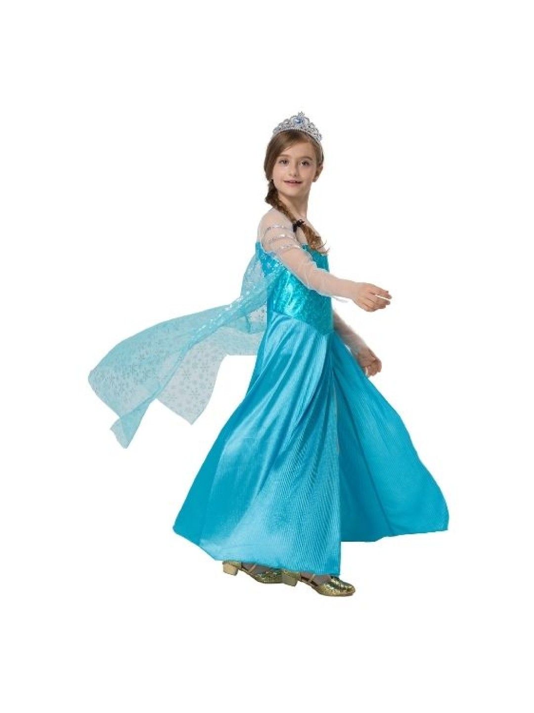 Disney Frozen Elsa Girls' Costume (No Color- Image 3)