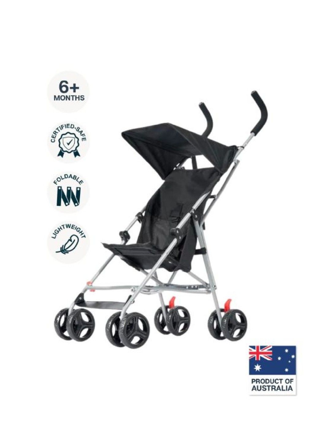 Anko [Bundle of 2] Travel Portacot + Foldable & Lightweight Upright Stroller (No Color- Image 3)