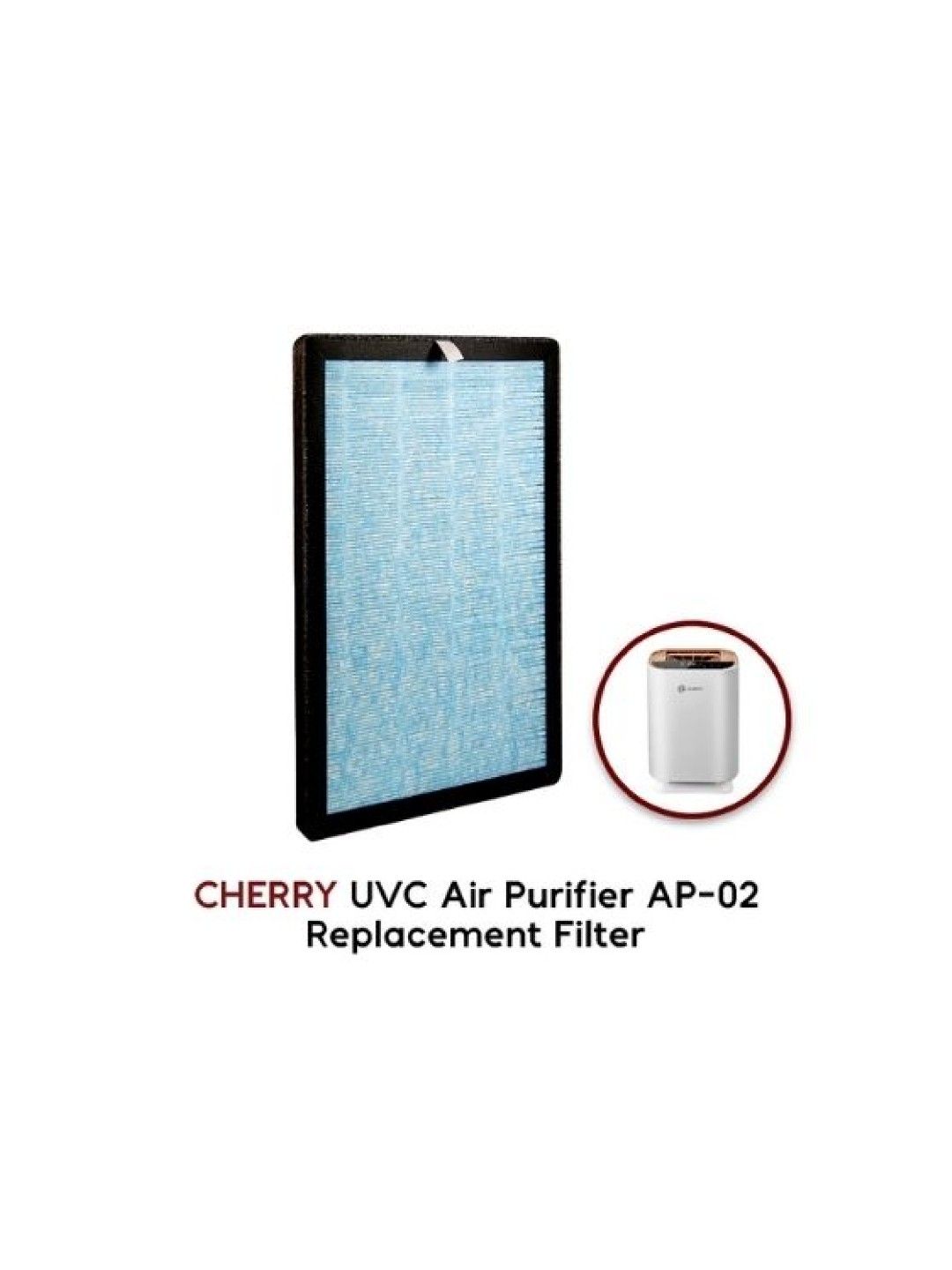 Cherry UVC Air Purifier AP-02 Replacement Filter (No Color- Image 3)
