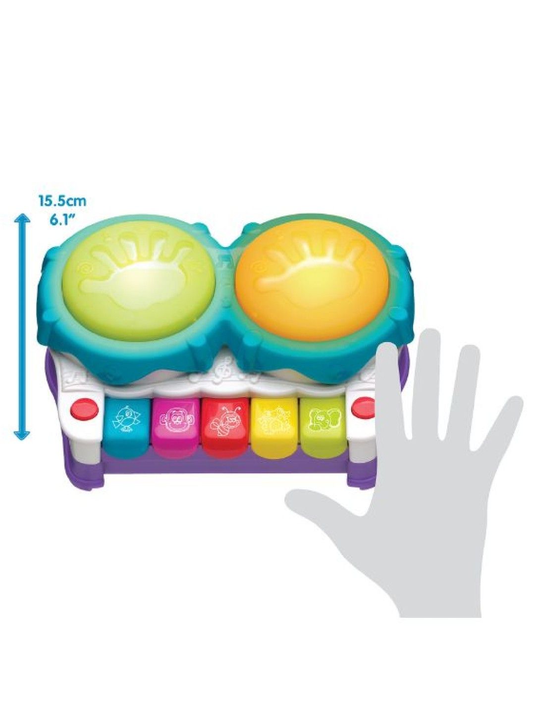 Playgro 2-In-1 Light Up Music Maker (No Color- Image 3)