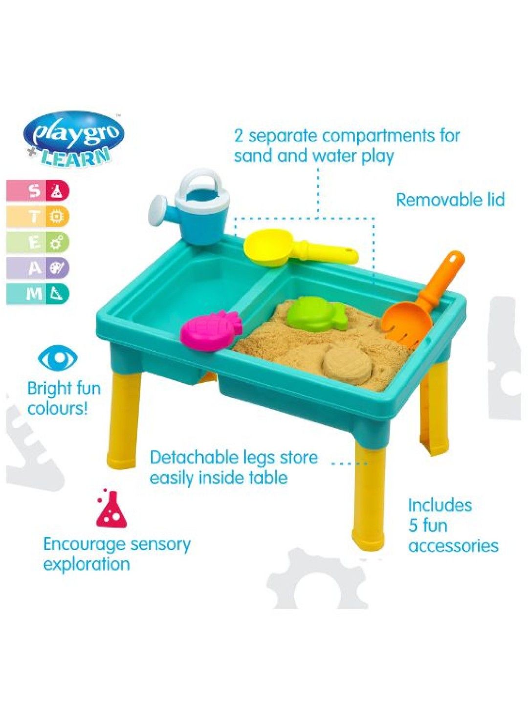 Playgro Sensory Explorer Water And Sand Table (No Color- Image 3)