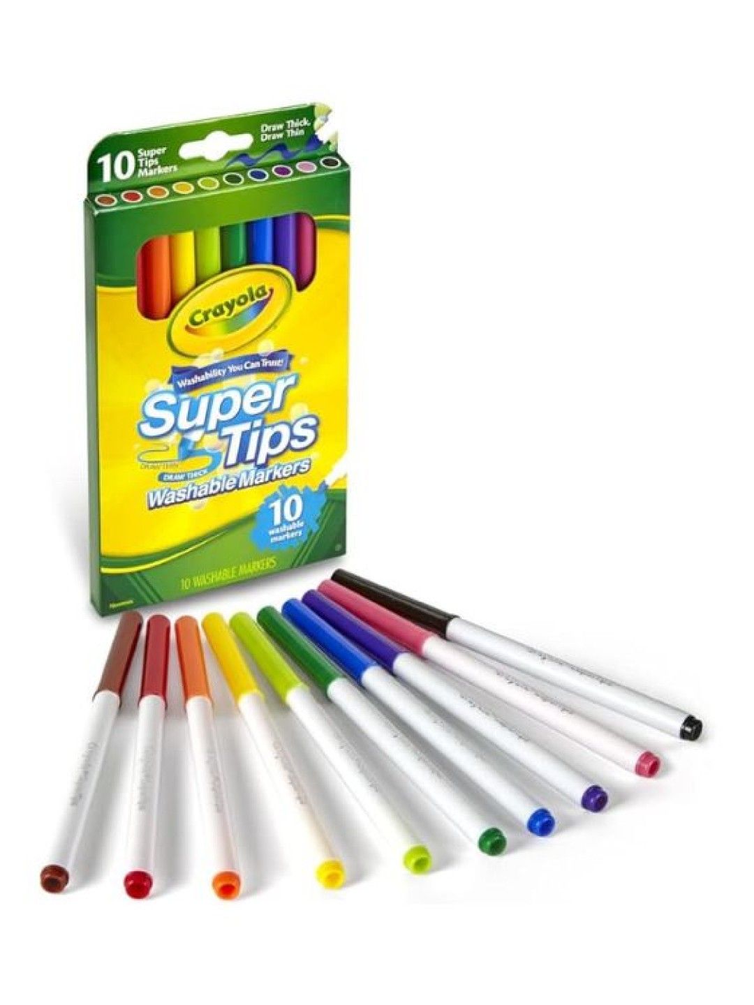 Crayola Washable Crayons (24 Count) and Washable Markers (10 Count) (No Color- Image 3)