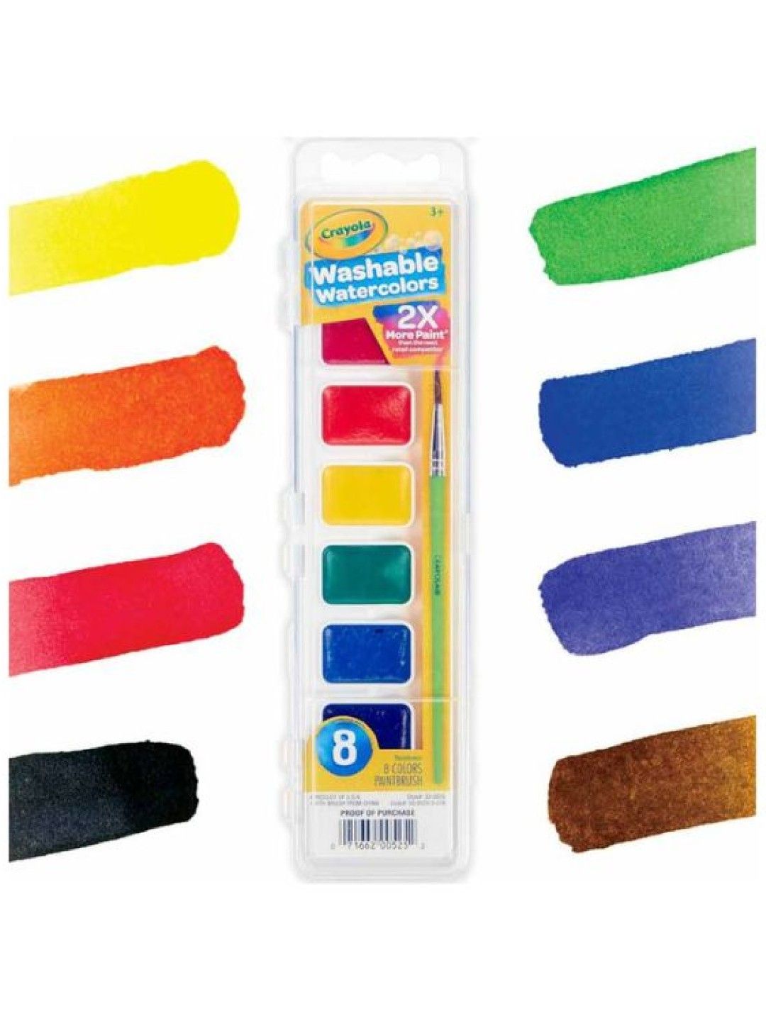 Crayola Washable Crayons (24 Count) and Washable Watercolor (8 Colors) (No Color- Image 3)