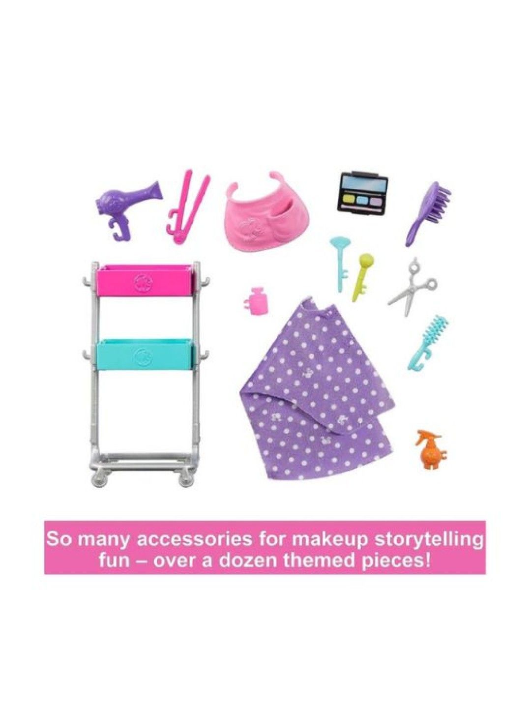 Barbie Malibu On-Set Stylist Doll & Playset Accessories (No Color- Image 3)