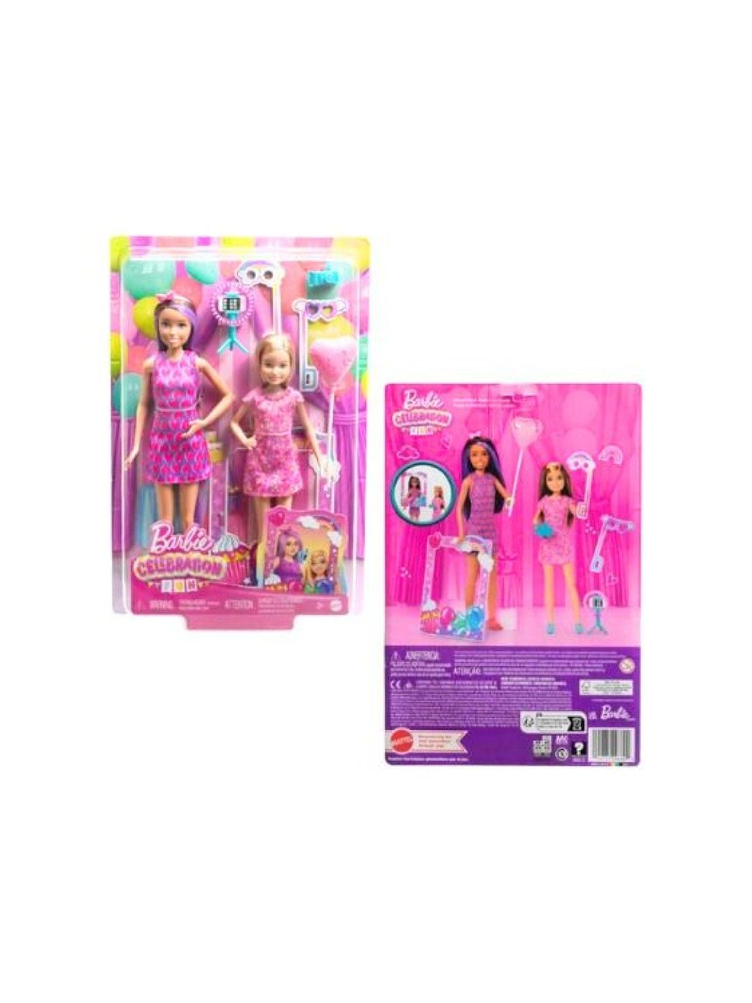 Barbie Sisters Skipper and Stacie Dolls - Photobooth Party-themed with Accessories (No Color- Image 3)