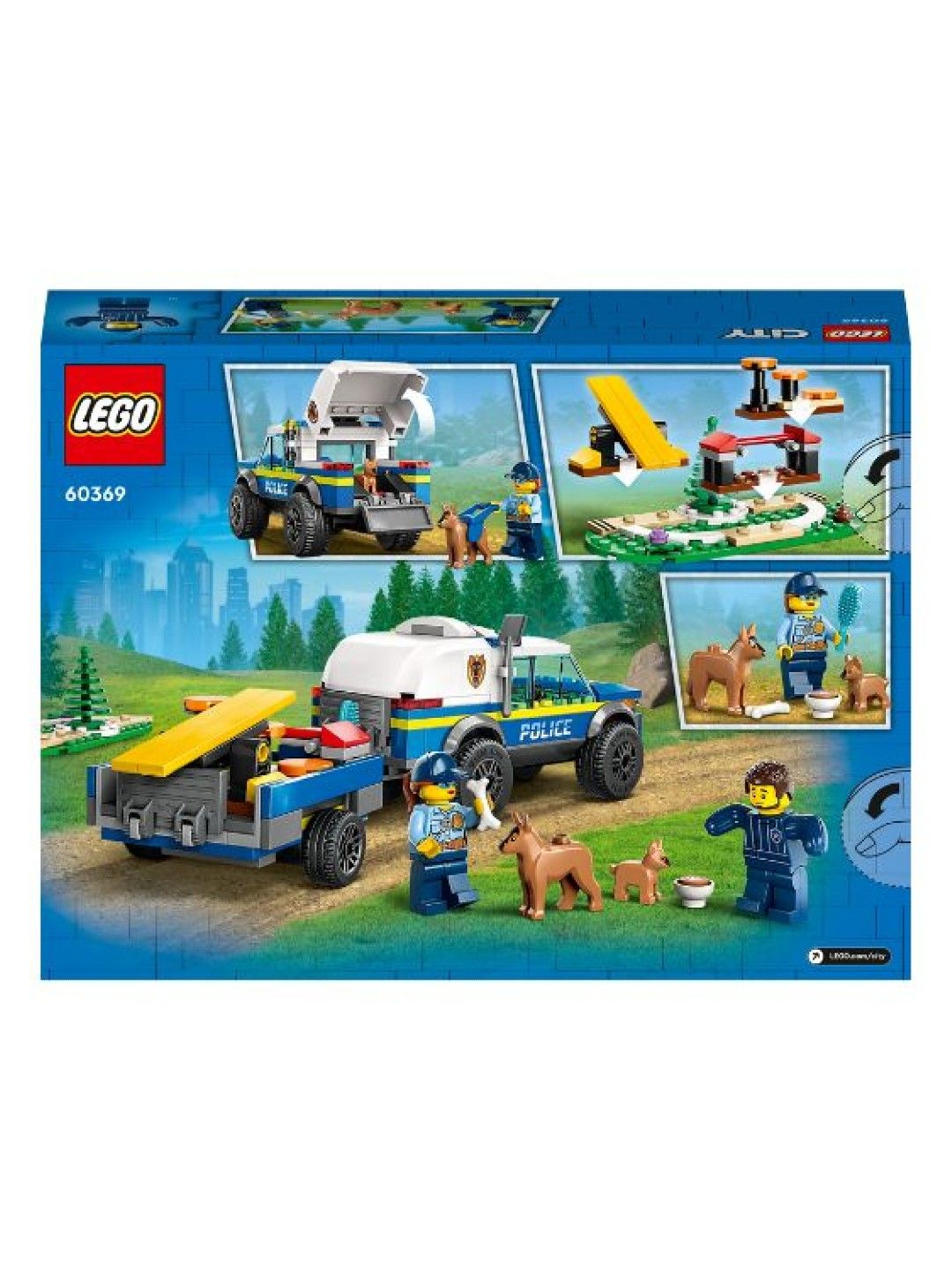 Lego City 60369 Mobile Police Dog Training Building Blocks (197pcs) (No Color- Image 3)