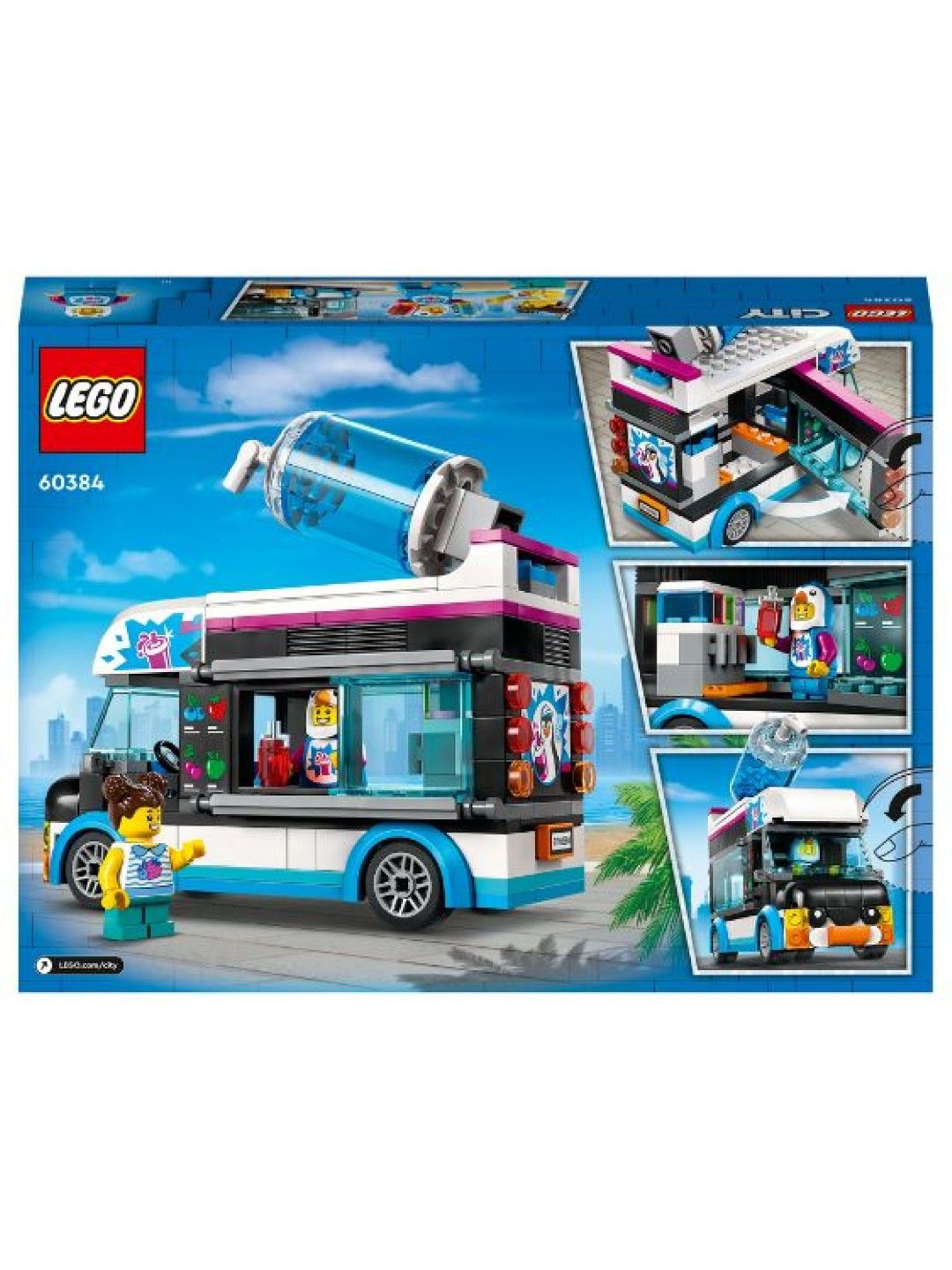 Lego City 60384 Penguin Slushy Van Building Blocks (194pcs) (No Color- Image 3)