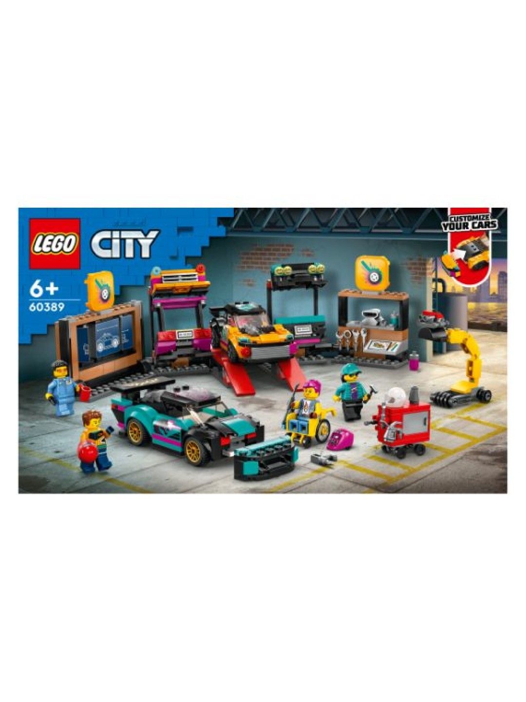 Lego City 60389 Custom Car Garage Building Blocks (507pcs) (No Color- Image 3)