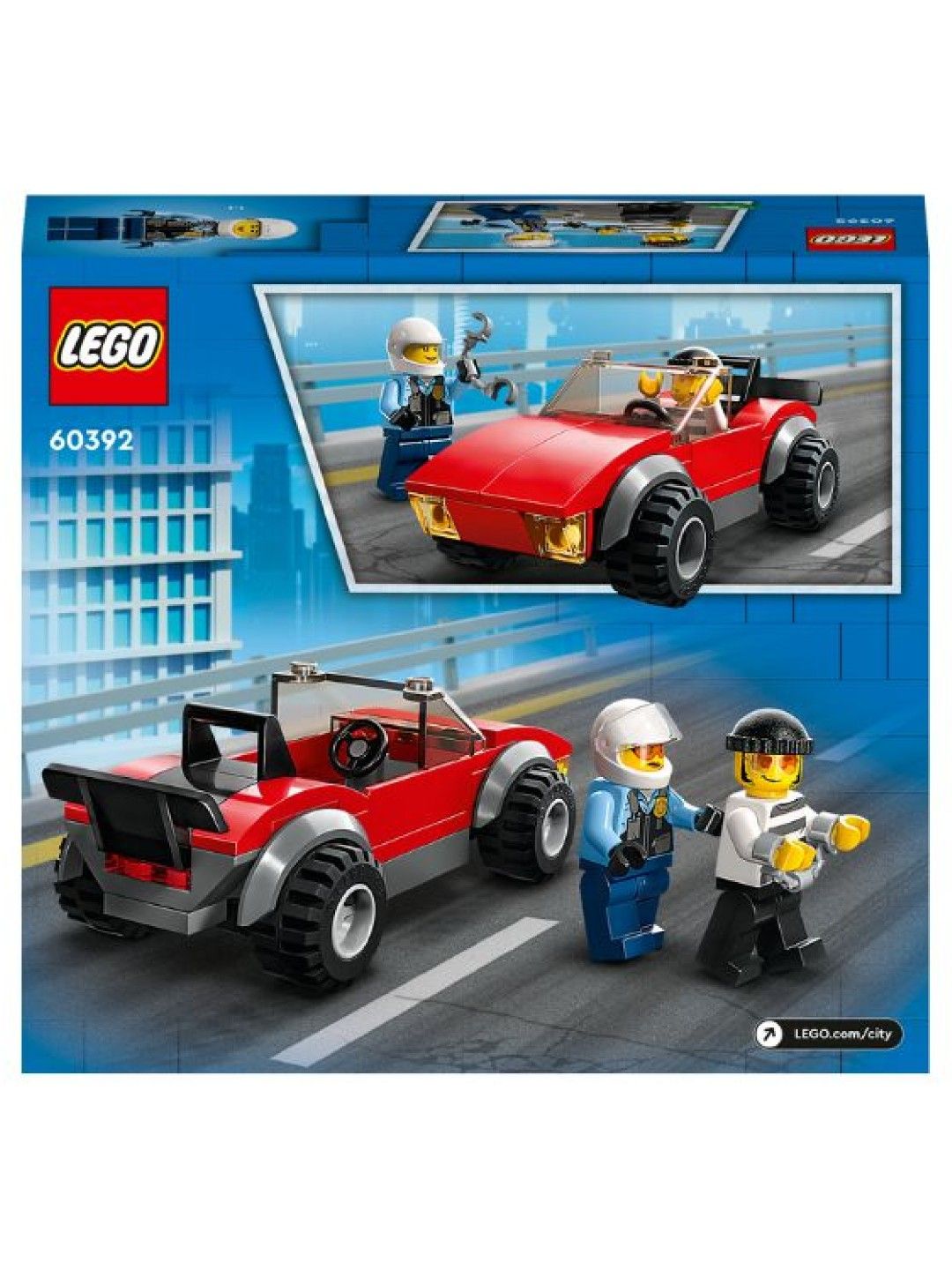 Lego City 60392 Police Bike Car Chase Building Blocks (59pcs) (No Color- Image 3)