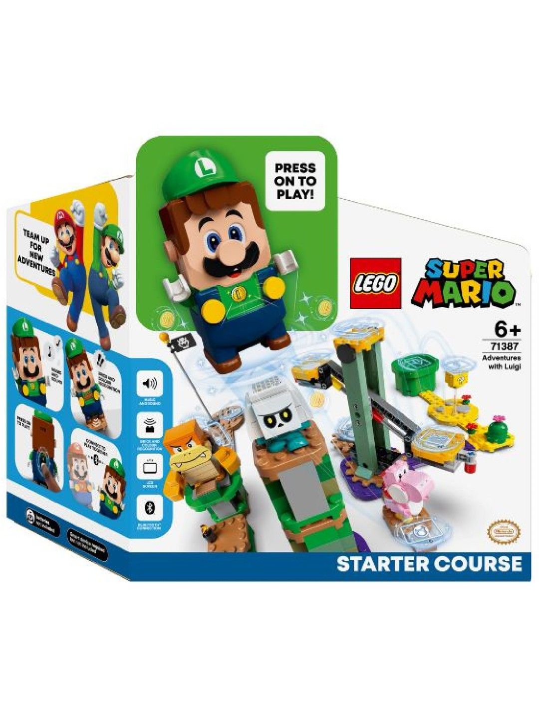 Lego Super Mario 71387 Adventures with Luigi Starter Course Building Blocks (280pcs) (No Color- Image 3)