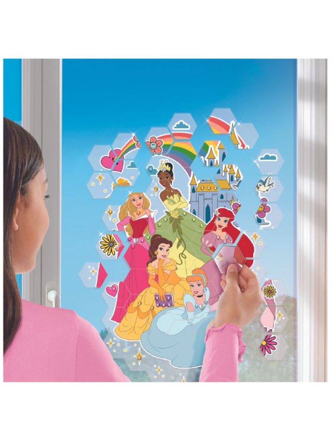 Make It Real Disney Princess Window Art Multi Princess (No Color- Image 3)