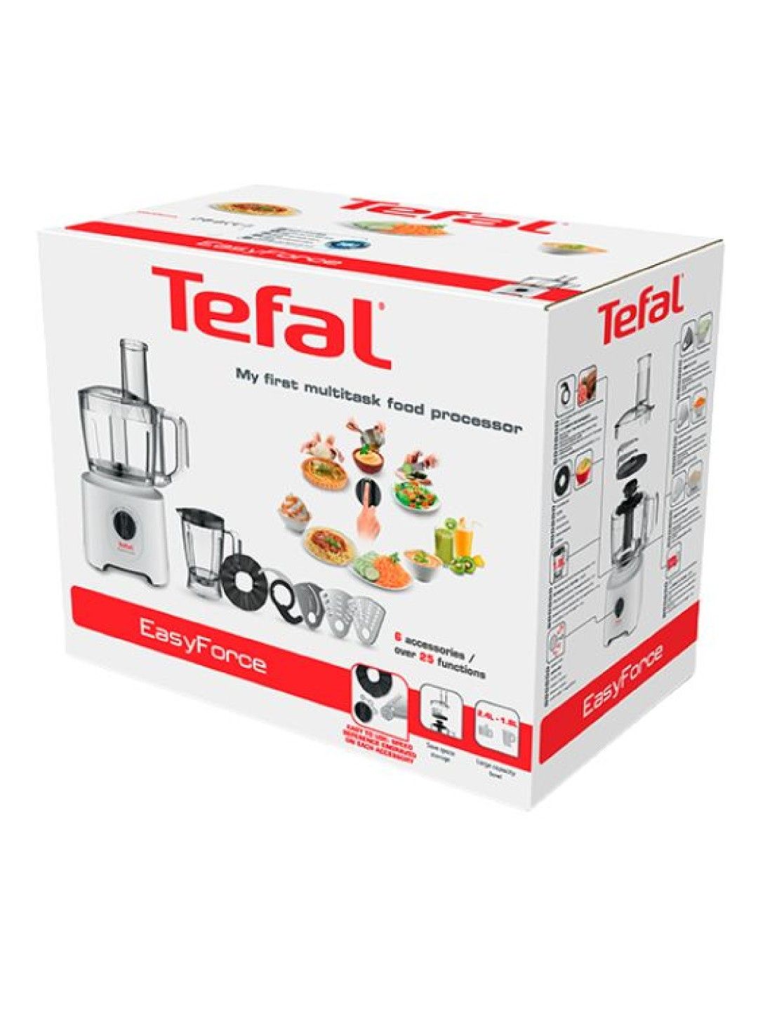 Tefal EasyForce Food Processor with Free Blender Jar (No Color- Image 3)