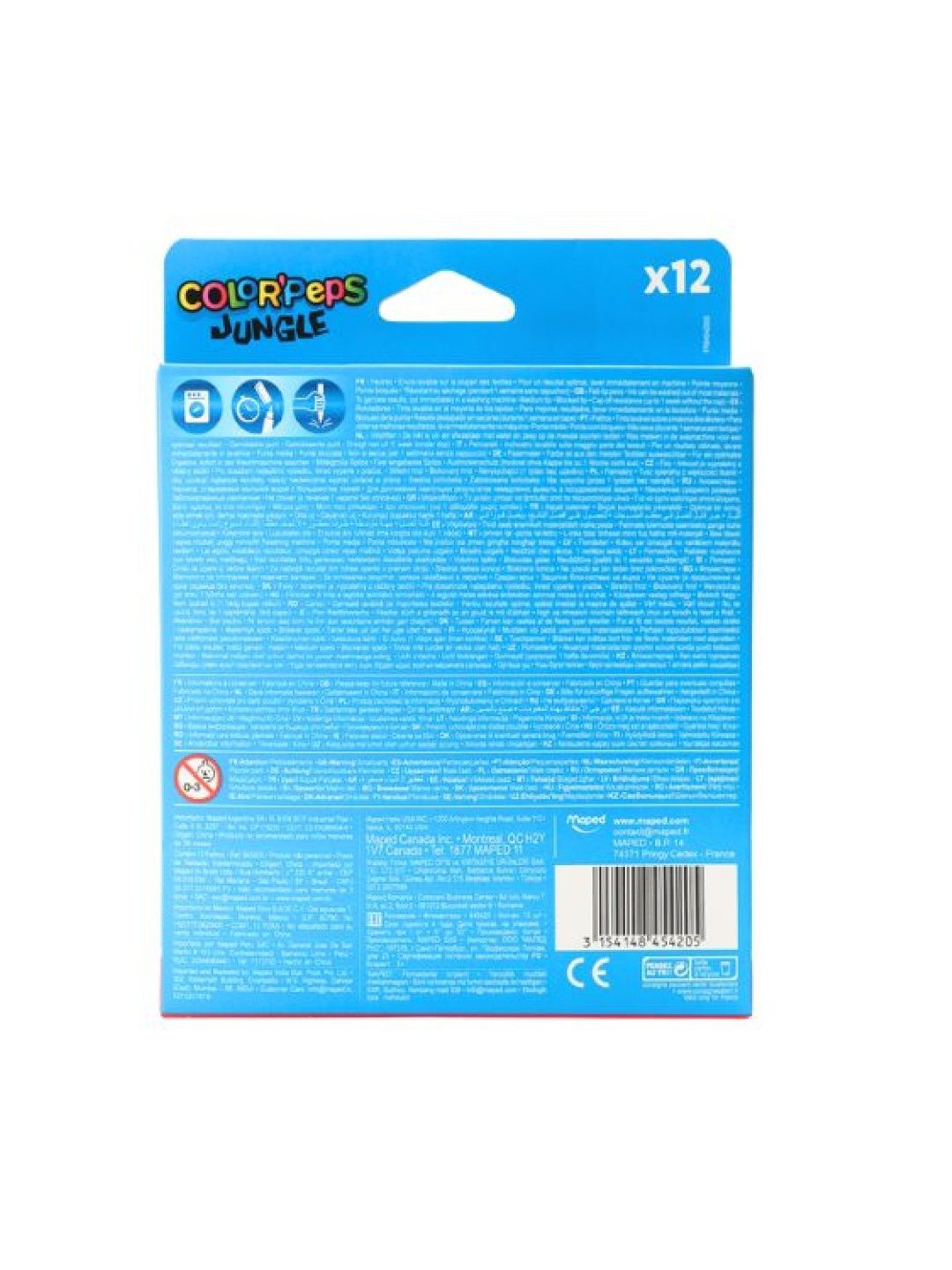 Maped ColorPeps Jungle Felt Pens (12 Colors) (No Color- Image 3)