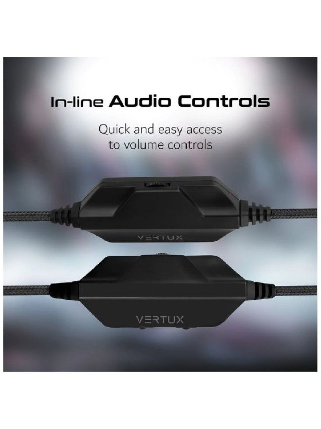 Vertux BLITZ 7.1 Surround Sound Gaming Headphone (Black- Image 3)
