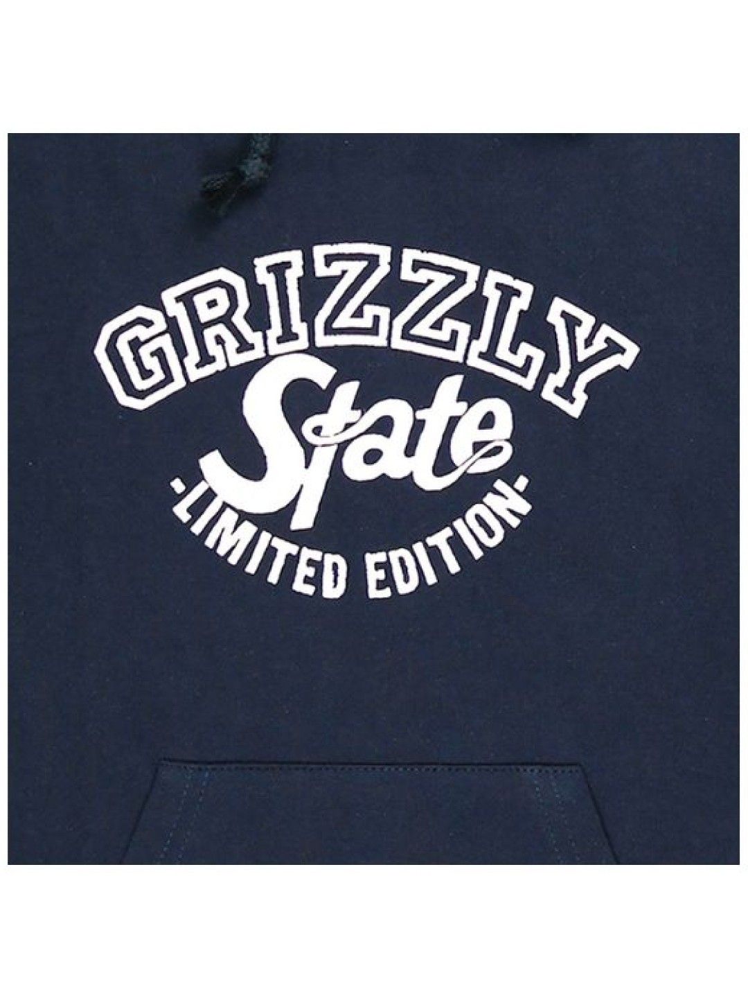 Grizzly Girls Hoodie Jacket with Print (Blue- Image 3)