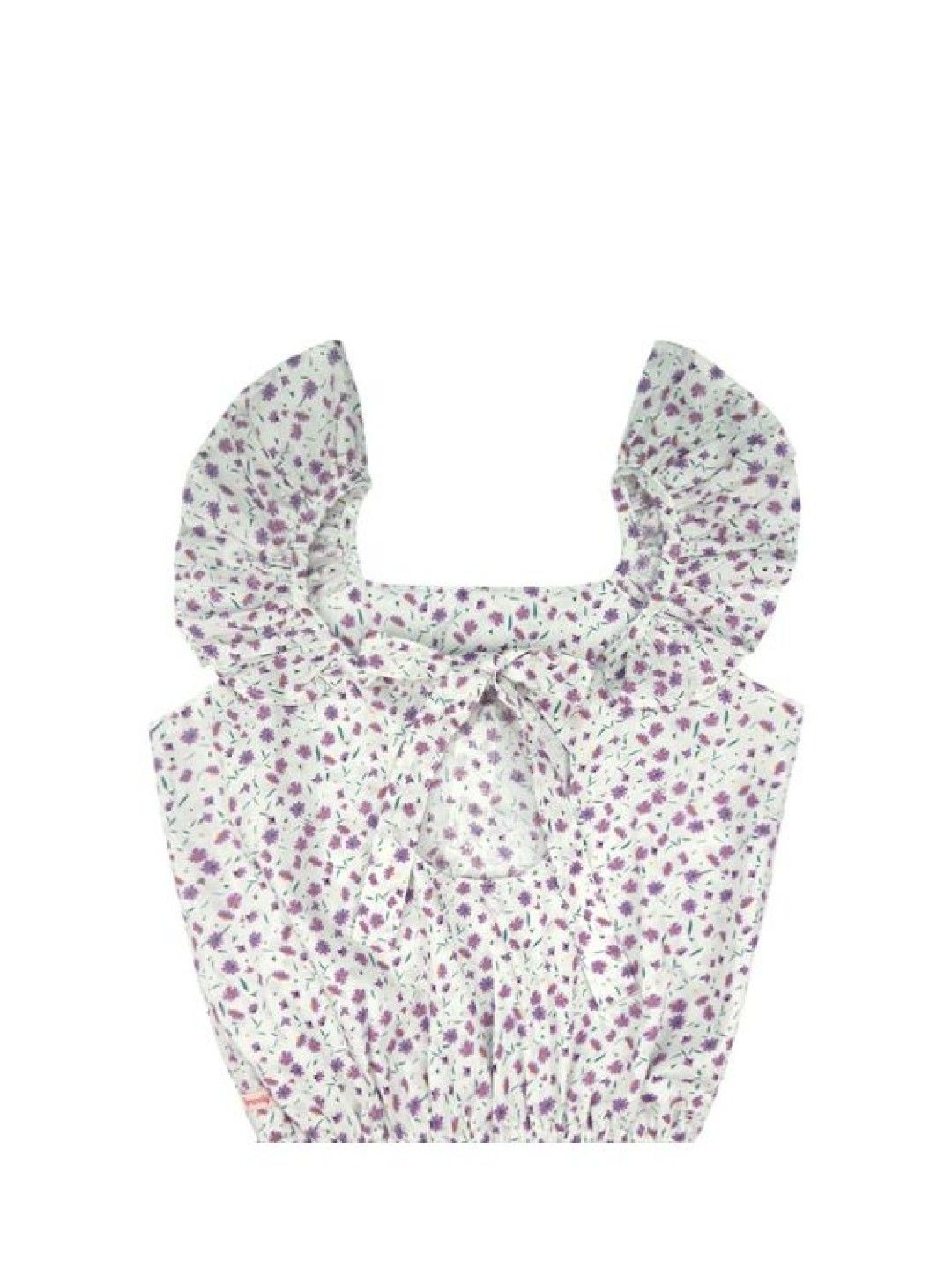 Grizzly Girls Ruffle Woven Blouse (Purple- Image 3)