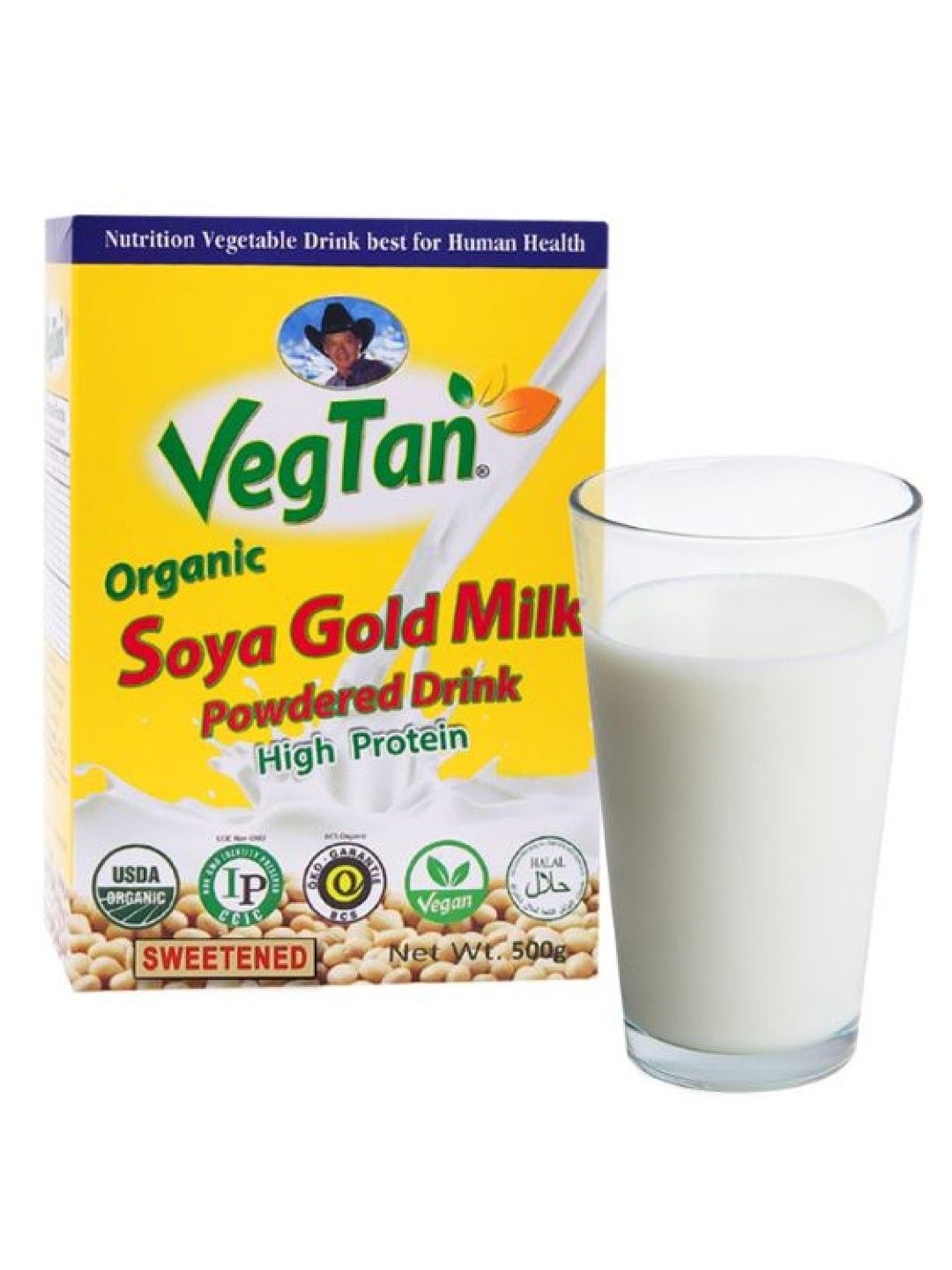 Vegtan Organic Soya Gold Milk Sweetened (500g) (No Color- Image 2)