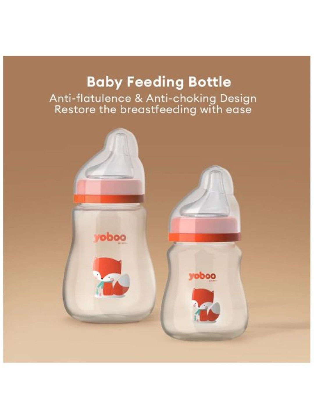 Yoboo Baby Feeding Bottle (160ml) (No Color- Image 2)