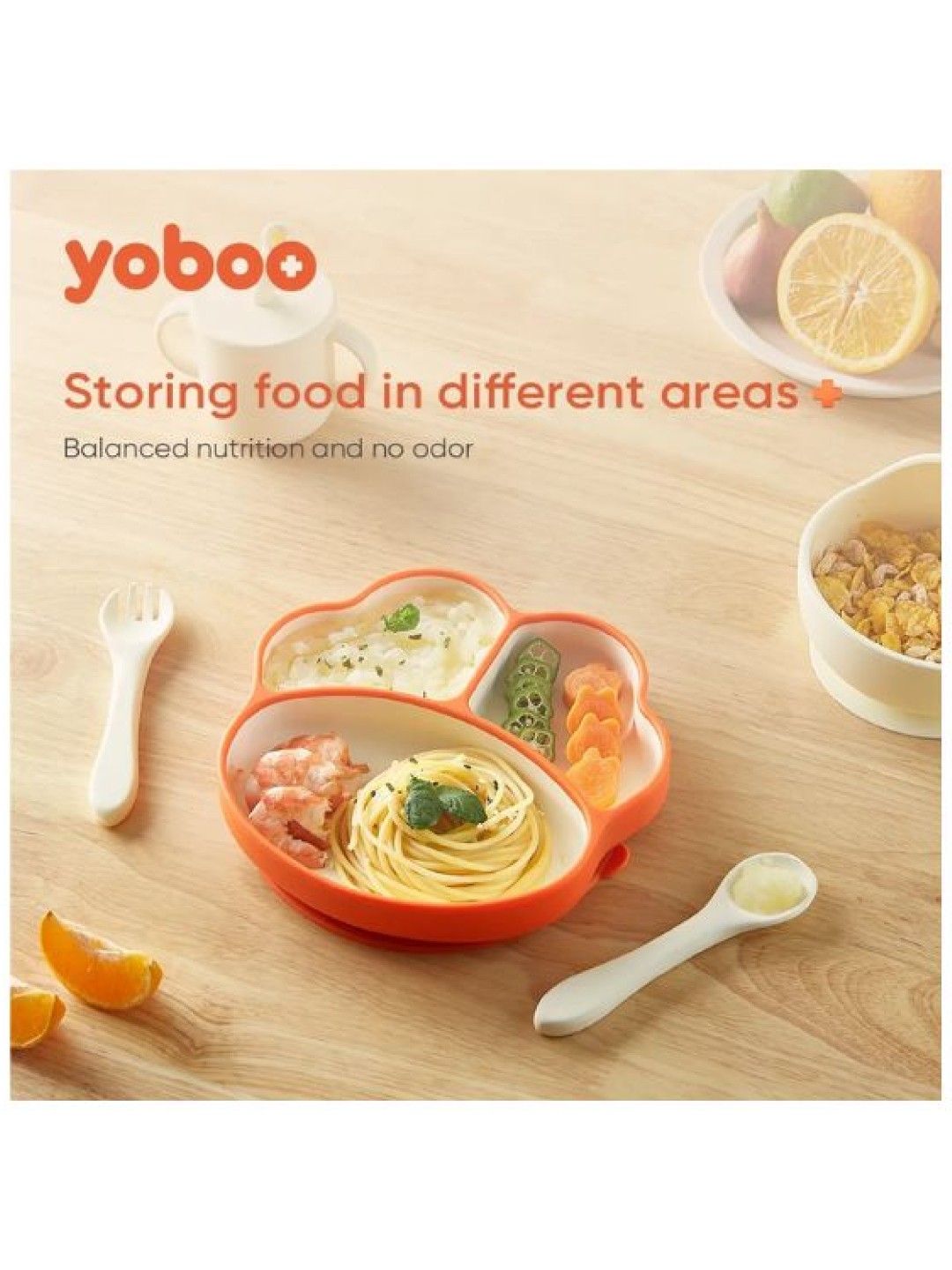 Yoboo Silicone Dinner Plate (No Color- Image 3)