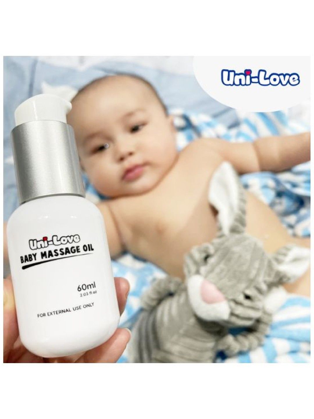 Uni-love Baby Massage Oil 60ml (Pack of 2) (No Color- Image 3)