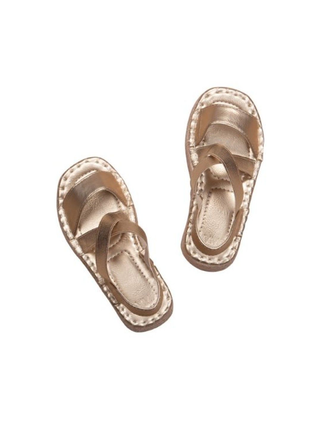 Meet My Feet Icy Flats (Gold- Image 3)