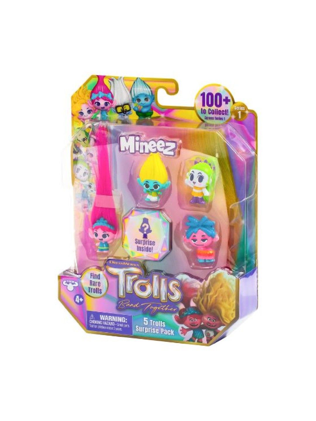 Moose Toys Trolls Mineez (5 Pack) (No Color- Image 3)