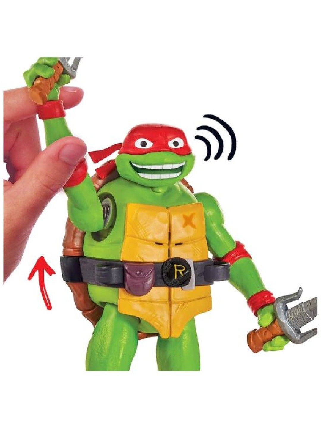 Teenage Mutant Ninja Turtles Mutant Mayhem Ninja Shouts Raphael (Multicolor- Image 3)