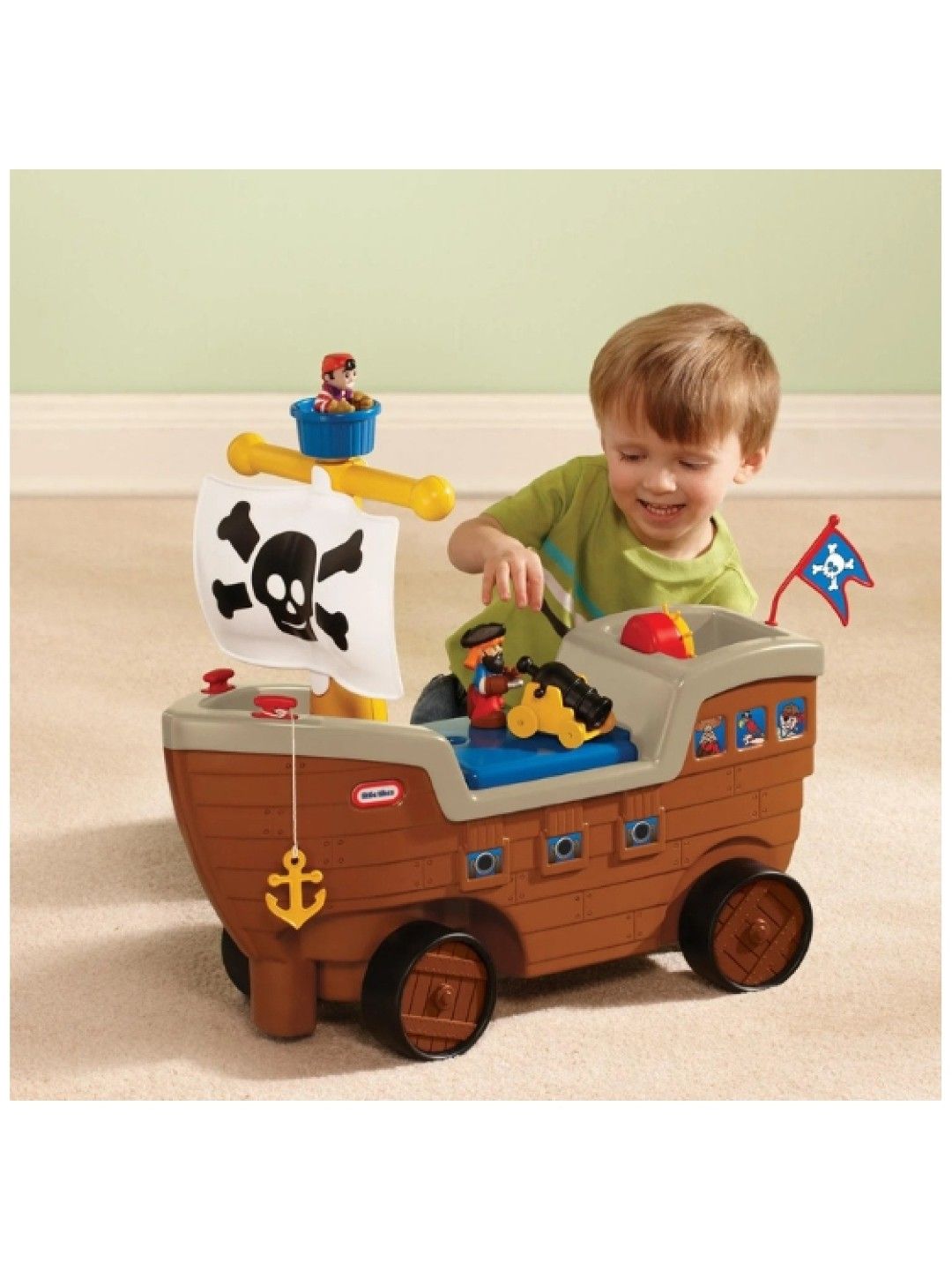 Little Tikes Play 'N Scoot Pirate Ship (No Color- Image 3)