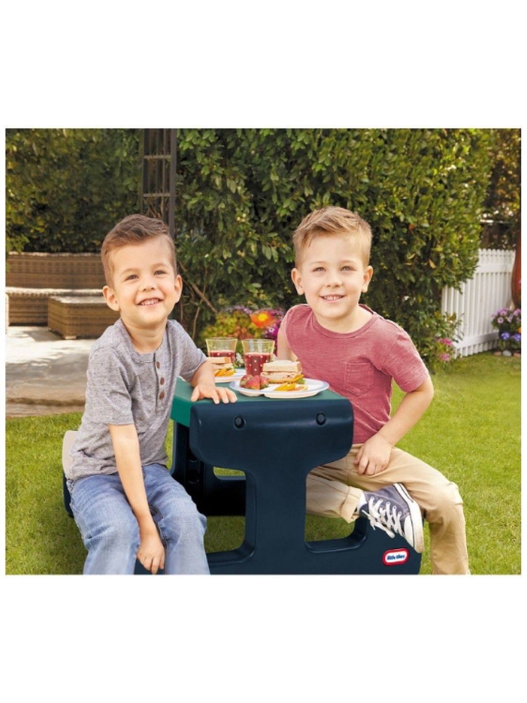 Little Tikes Junior Picnic Table-Jungle (No Color- Image 3)