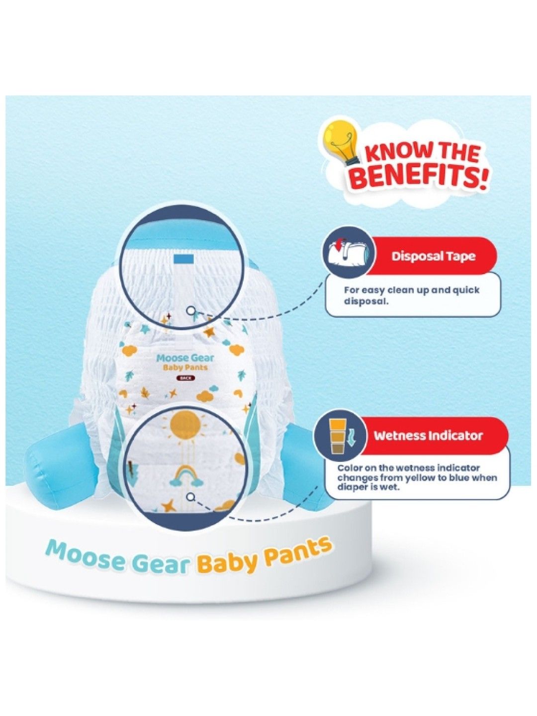 Moose Gear Baby Pants Diaper 4XL (30 pcs) (No Color- Image 3)