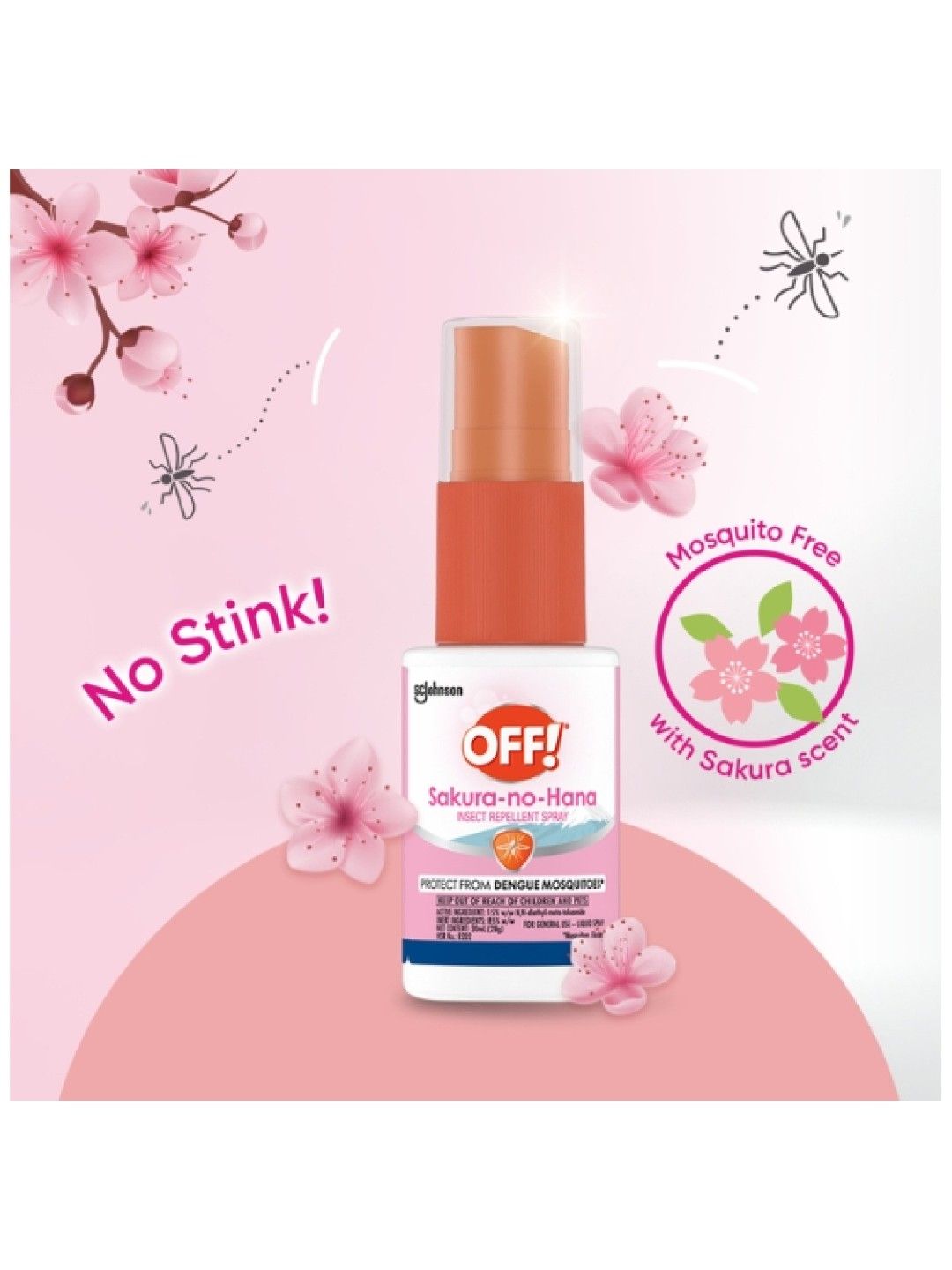 OFF! Mosquito Repellent Sakura Refresh Spritz (30ml) (No Color- Image 3)