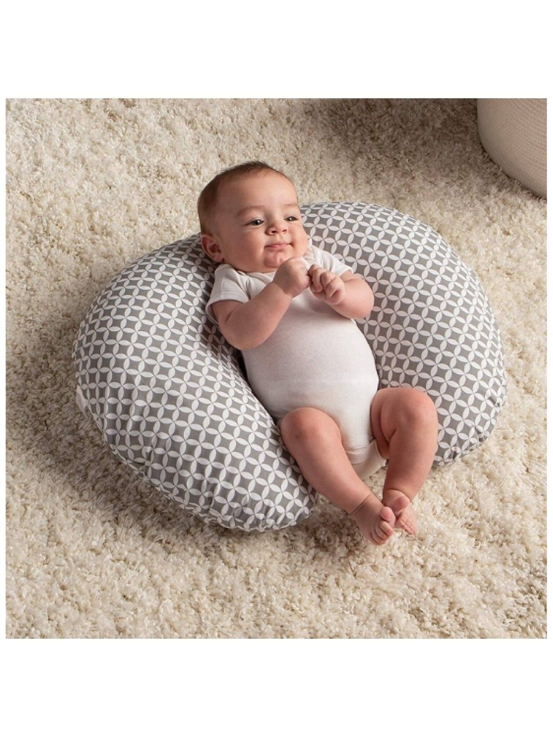 Boppy Nursing Pillow Charcoal Geo (No Color- Image 3)