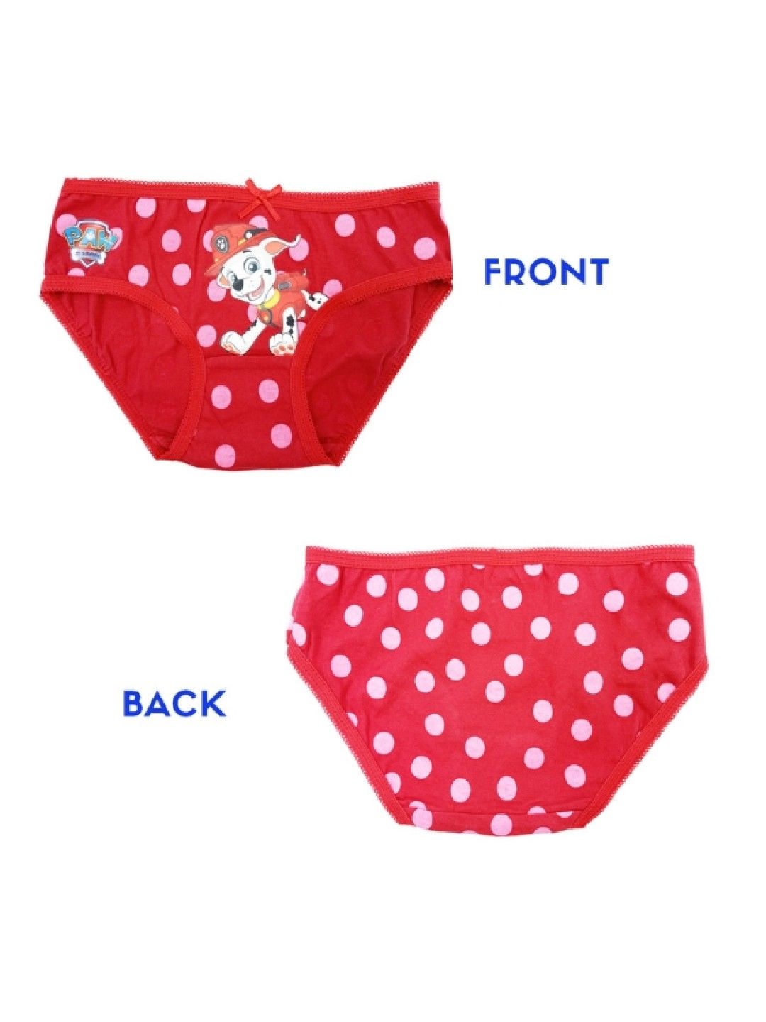 Enfant Paw Patrol Toddler Girls Panty (3 pcs) (Pink/Red/Violet- Image 3)