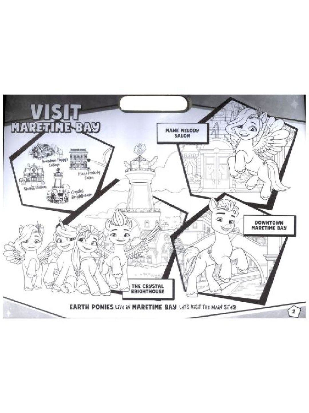 Learning is Fun My Little Pony Giant Activity Pad (No Color- Image 3)