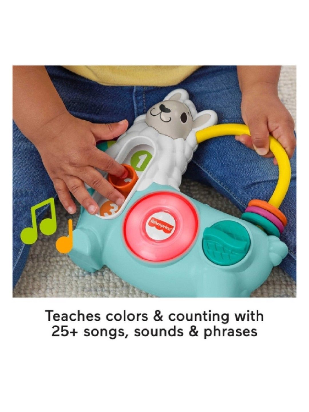 Fisher Price Linkimals 123 Activity Llama With Interactive Music & Lights (No Color- Image 3)