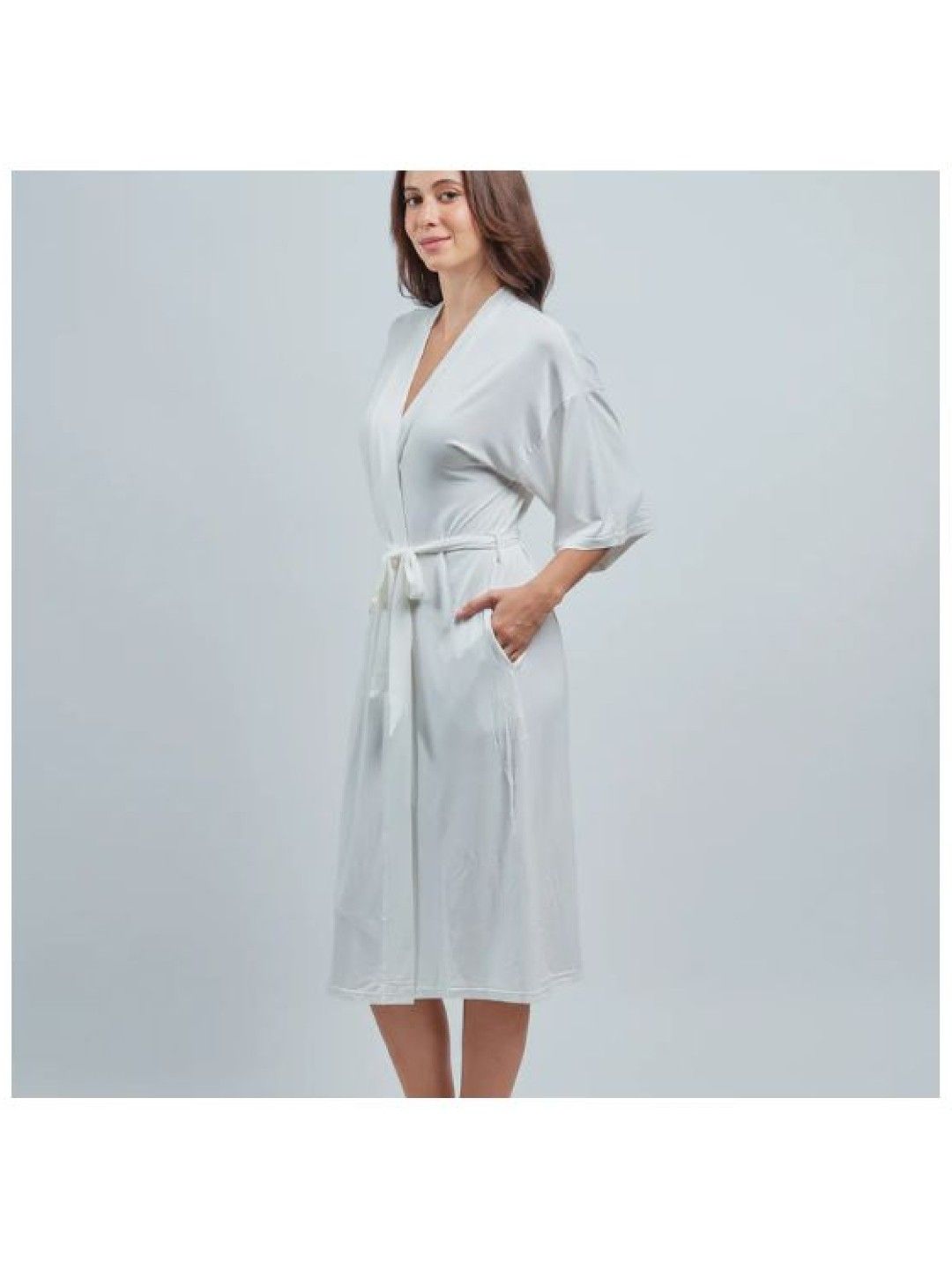 Bamberry Baby Mommy Robe Cloud (No Color- Image 3)