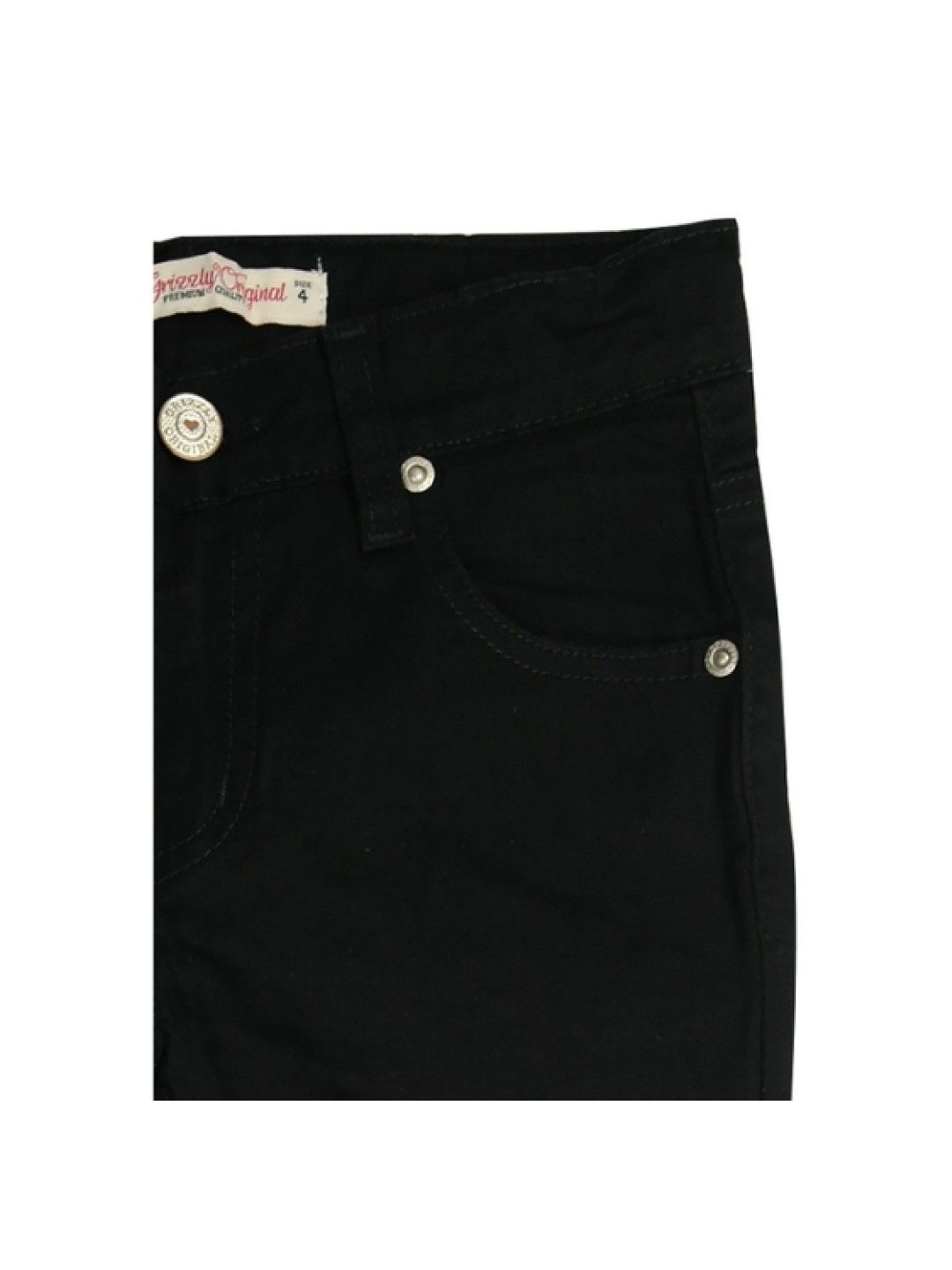 Grizzly Girls Basic Twill Pants (Black- Image 3)
