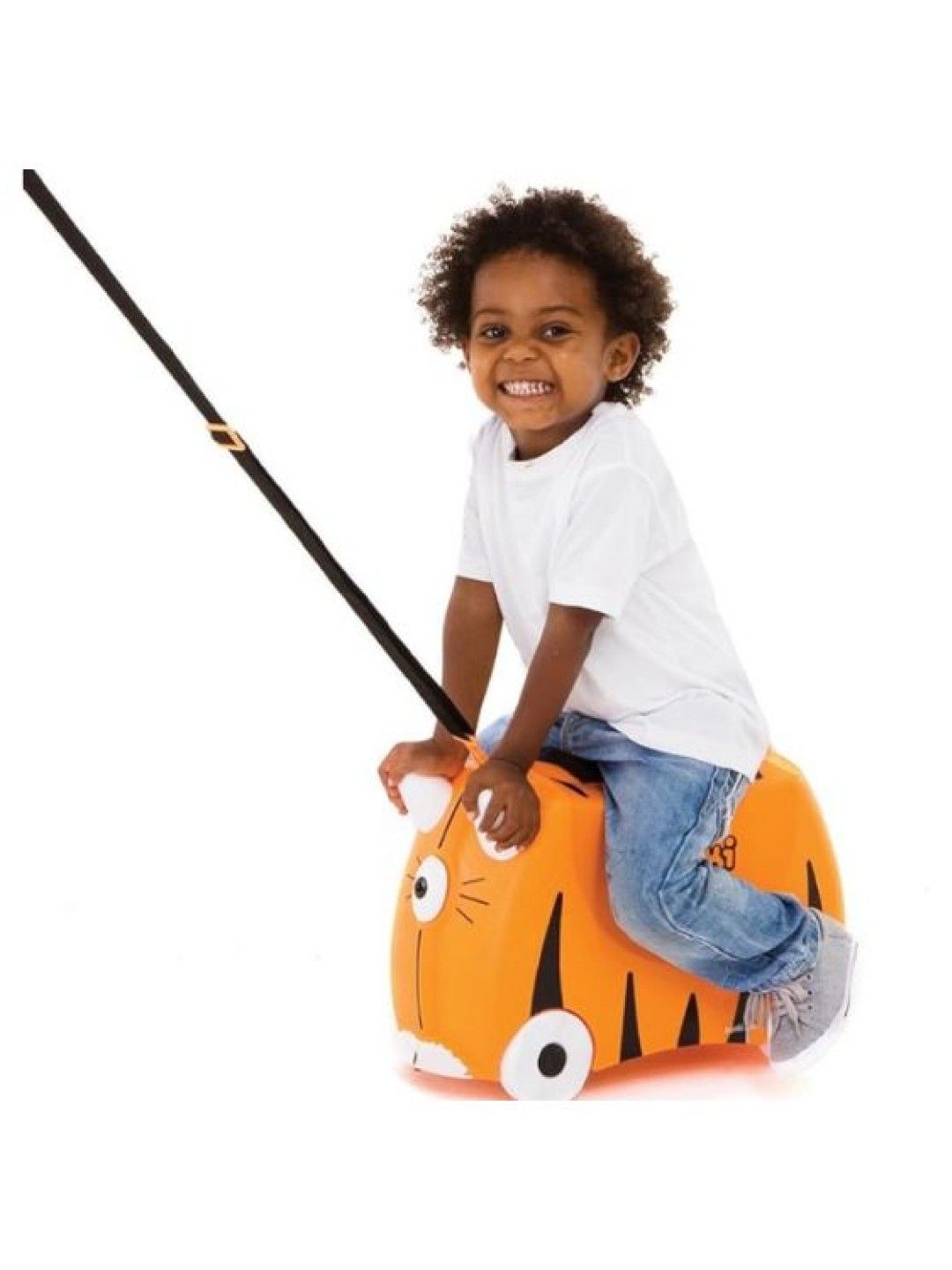 Trunki Original Kids Ride-On Suitcase and Carry-On Luggage (Tipu Tiger- Image 3)