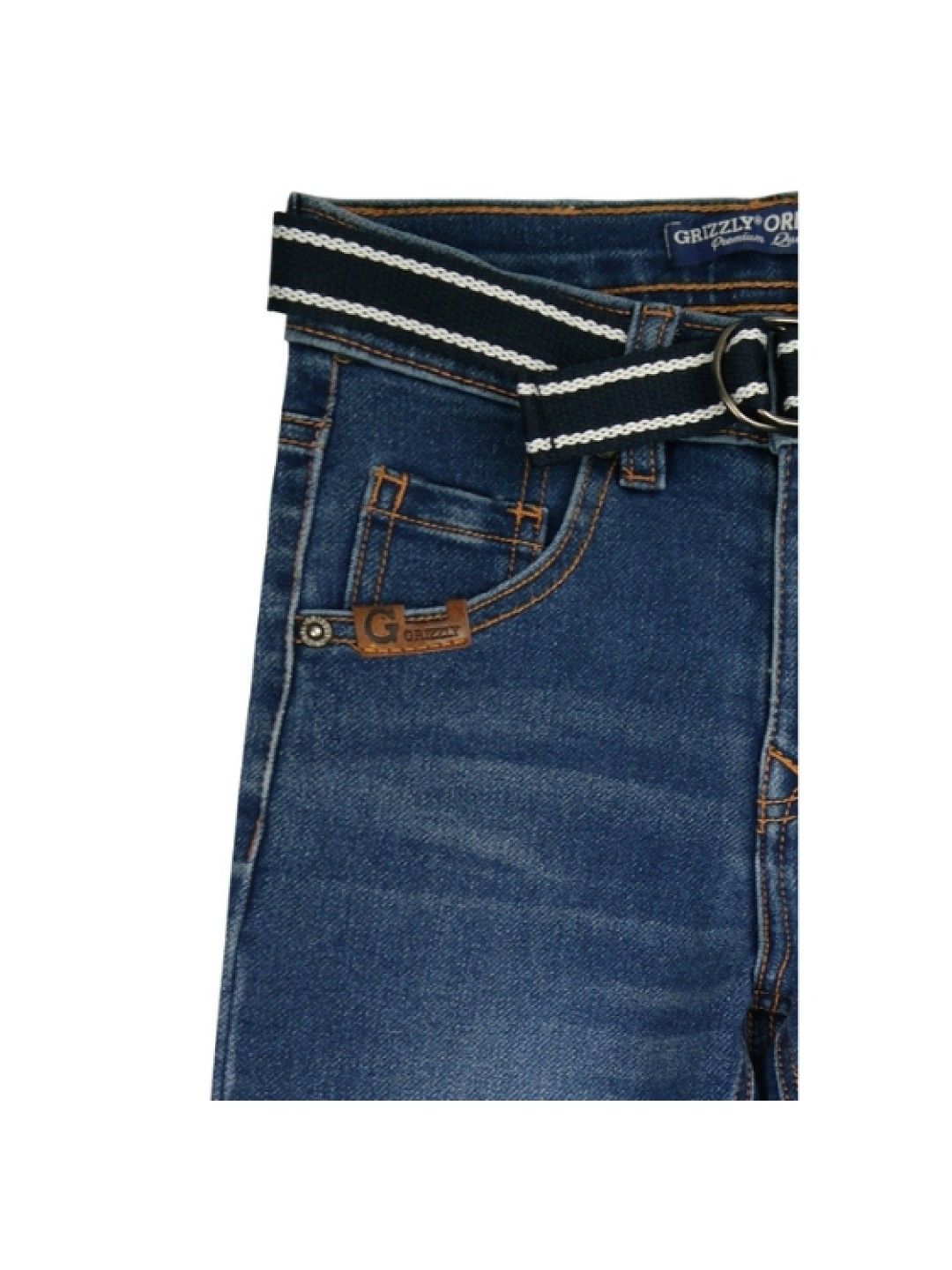 Grizzly Boys Basic Pants (Blue- Image 3)
