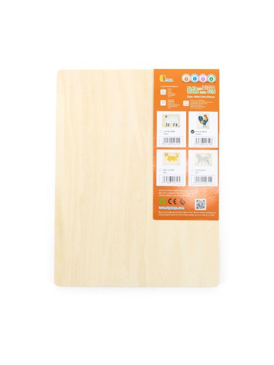 Viga Montessori Puzzle Rooster (No Color- Image 3)