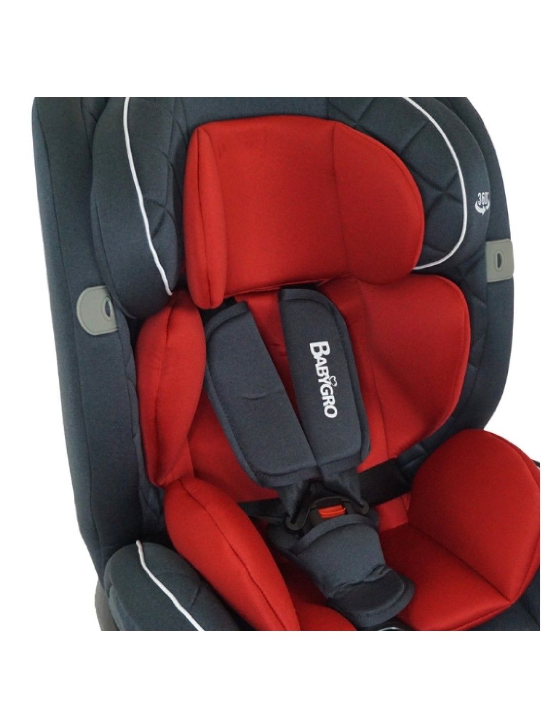 Babygro 360 Rotate Isofix Carseat w/latch (Roam 360) w/ICC - Red (Red- Image 3)