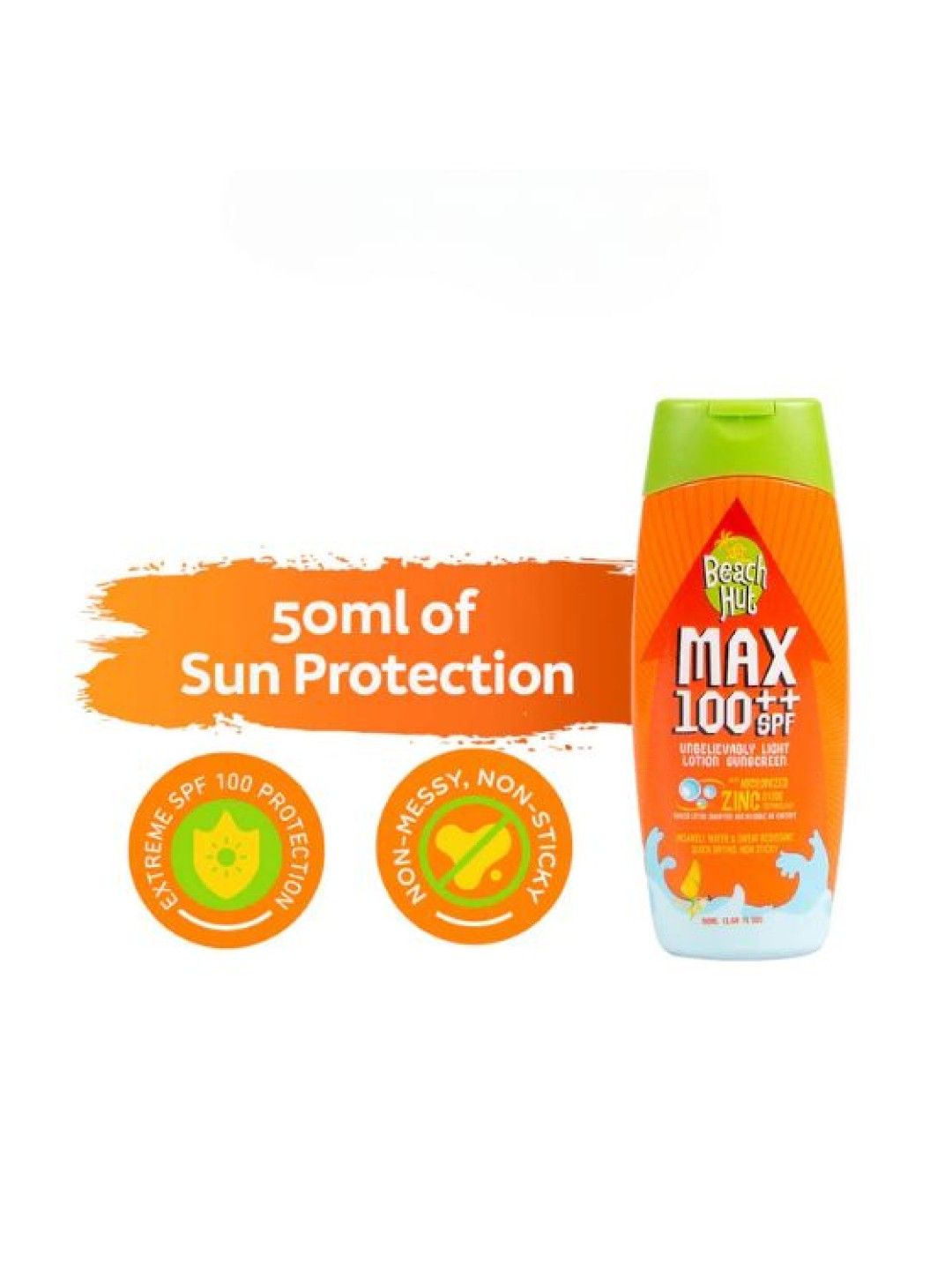 Beach Hut Max SPF100 Lotion (50ml) (No Color- Image 3)