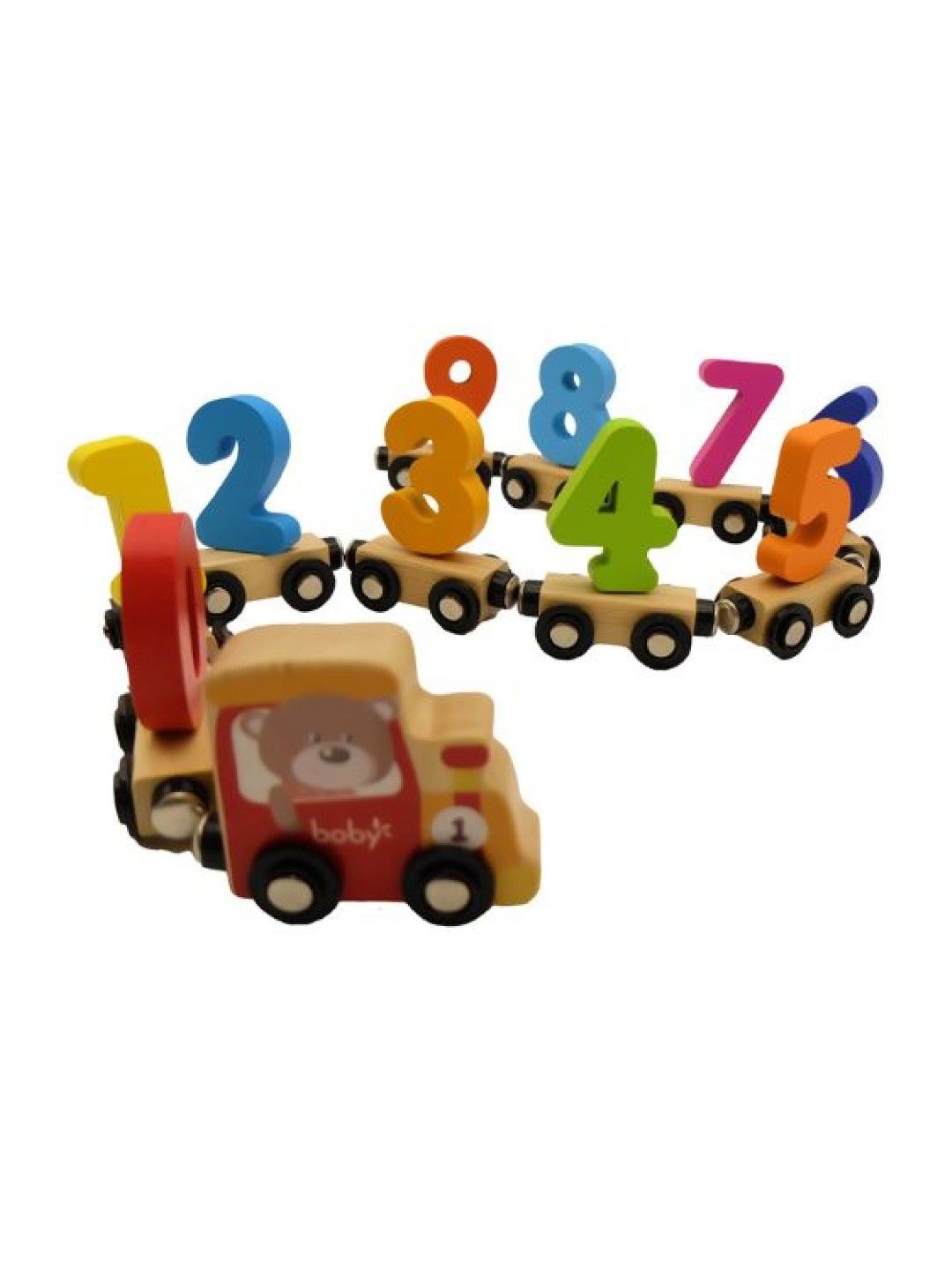 Boby Wooden Educational Numbers Train (Multicolor- Image 3)