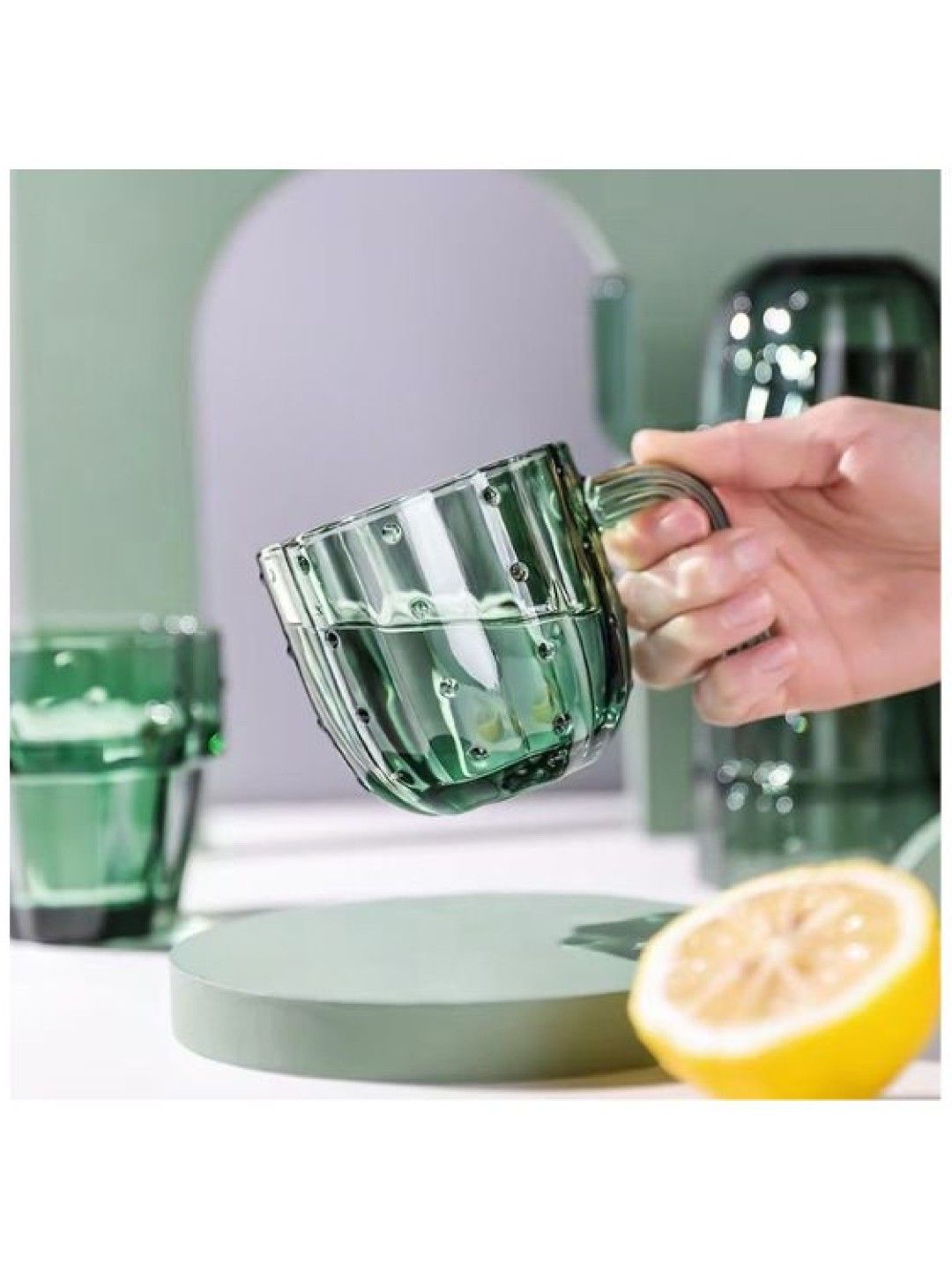 Scenti Cute Cactus 4 Glass Stackable Cup Set (No Color- Image 3)